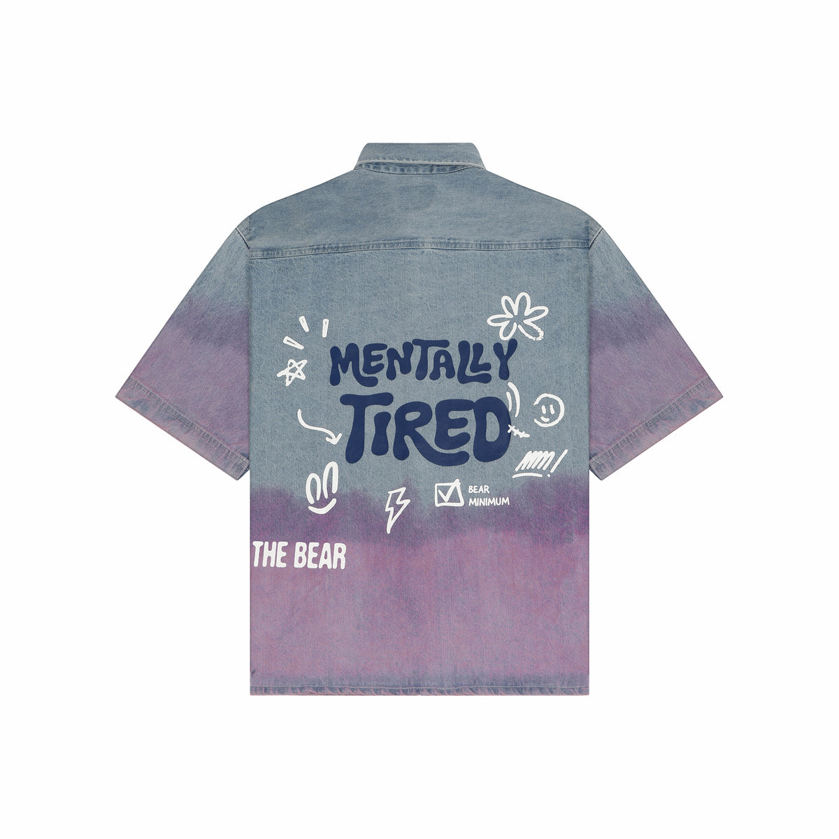 MENTALLY TIRED DENIM SHIRT